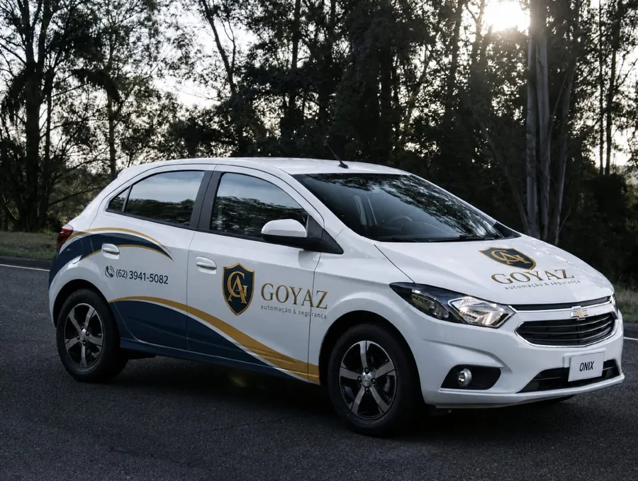 Veículo de atendimento técnico da Goyaz Automação e Segurança em Goiânia